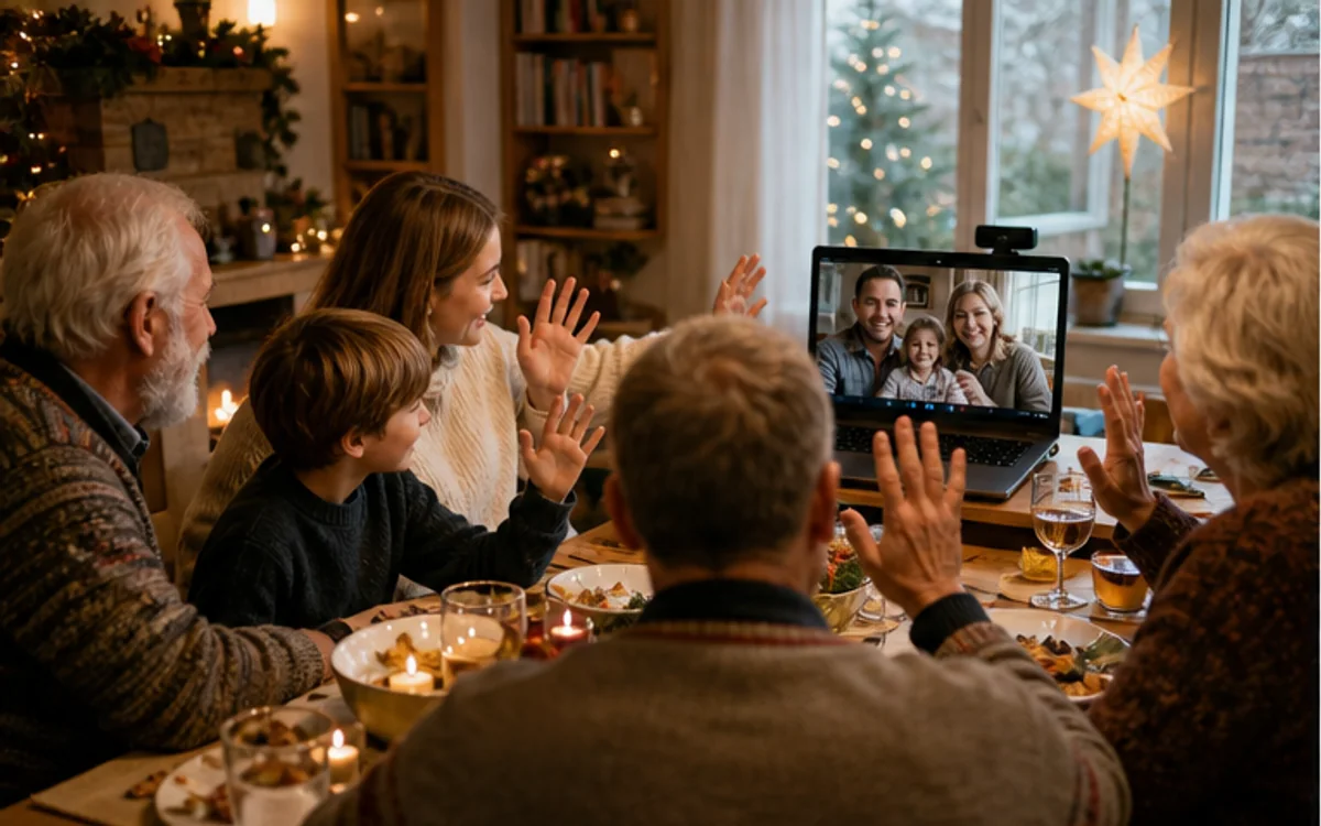 Détails: Un film de Noël centré sur la famille, pas sur le décor.