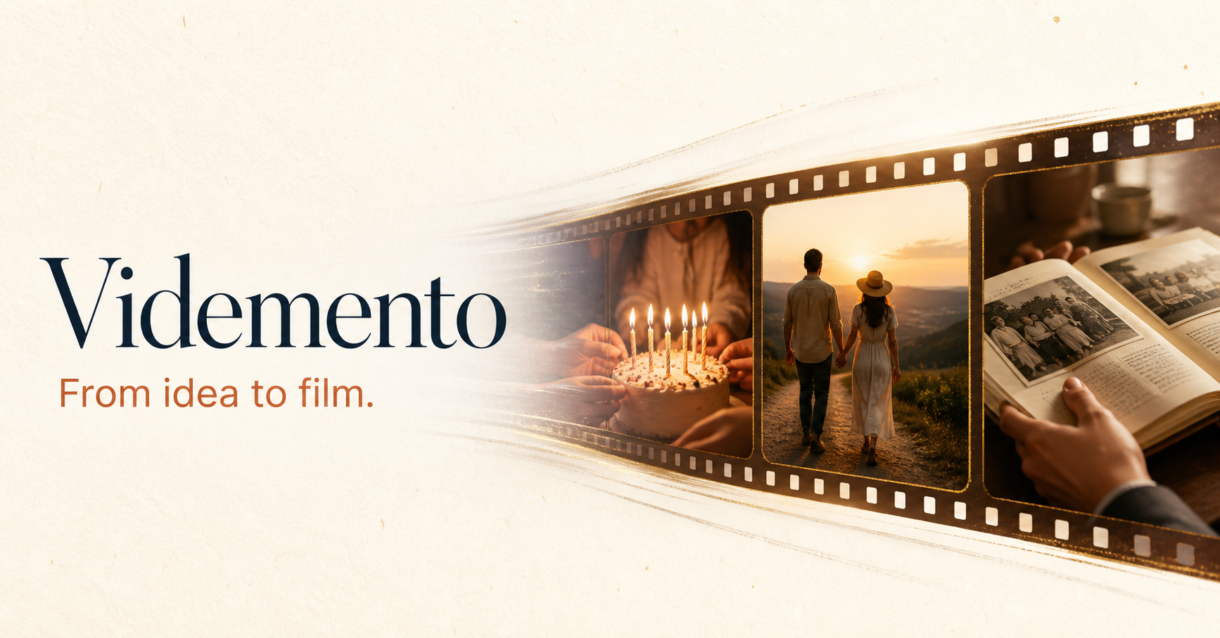 Family and friends preparing a personal film gift together