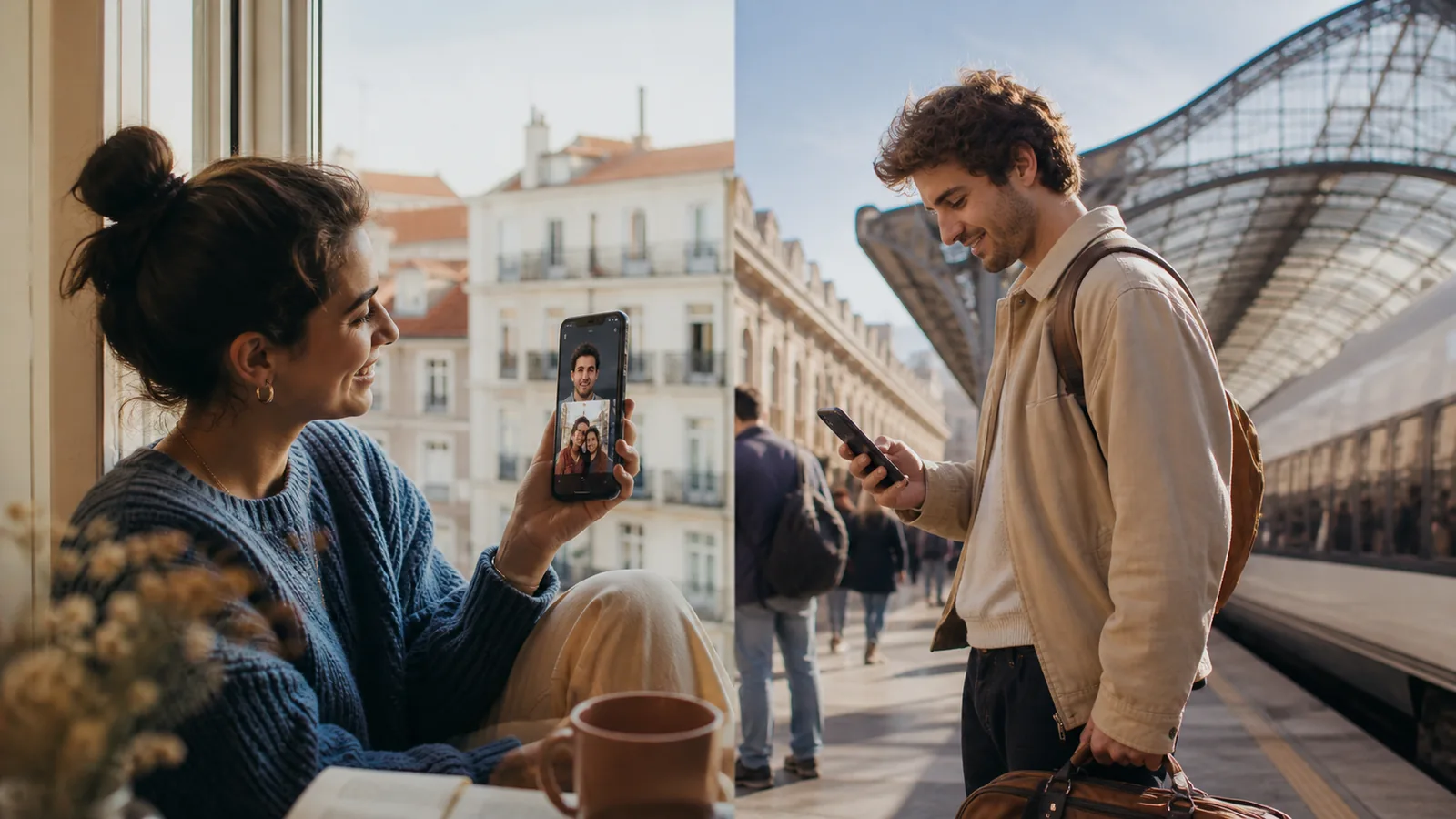 Scène: Un film d’amour construit à partir de deux vies réelles.