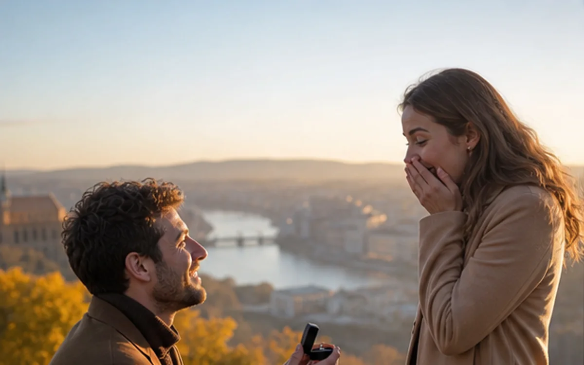 Details: A proposal film that keeps the surprise and respects privacy.