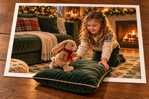 The Cushion Ferry: A cushion ferry returns a lost toy to the sofa shore.