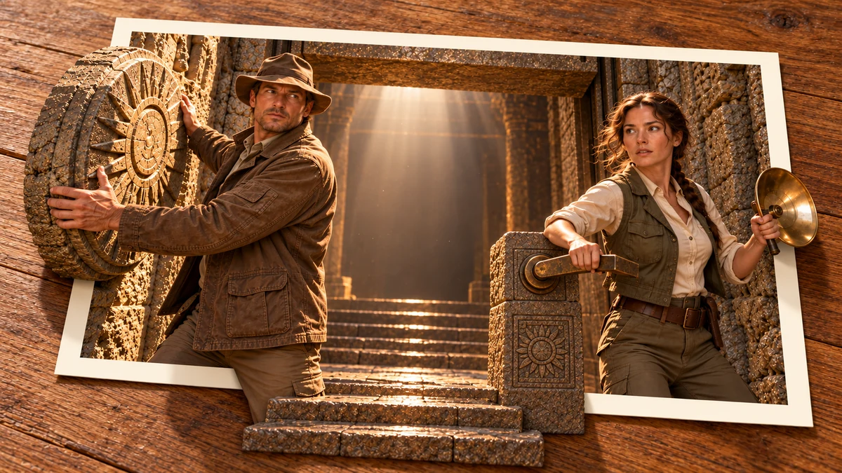 Story illustration: Indiana Jones: The Sun Disc Gate