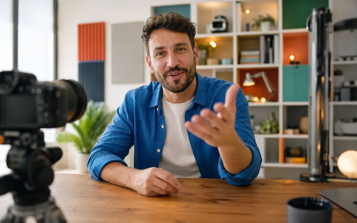 Channel-Intro mit Creator im Studio – Kanalintro