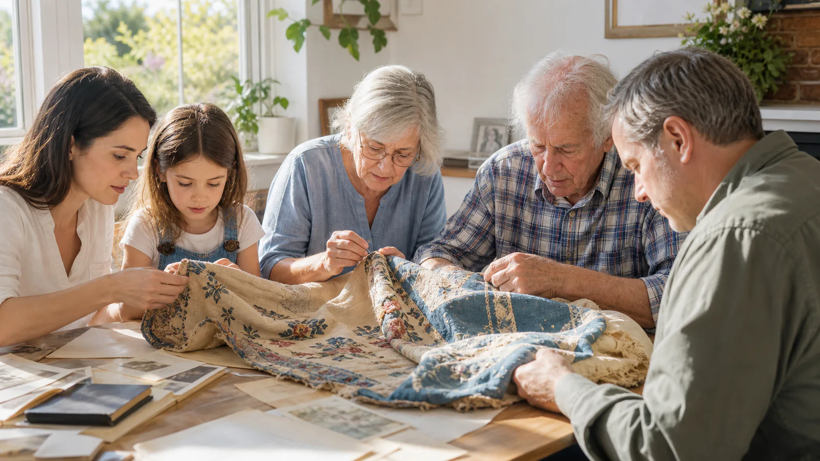 The heirloom gets a new stitch: Confirmed traces, different memories and a present-day repair reveal what a family chooses to preserve.