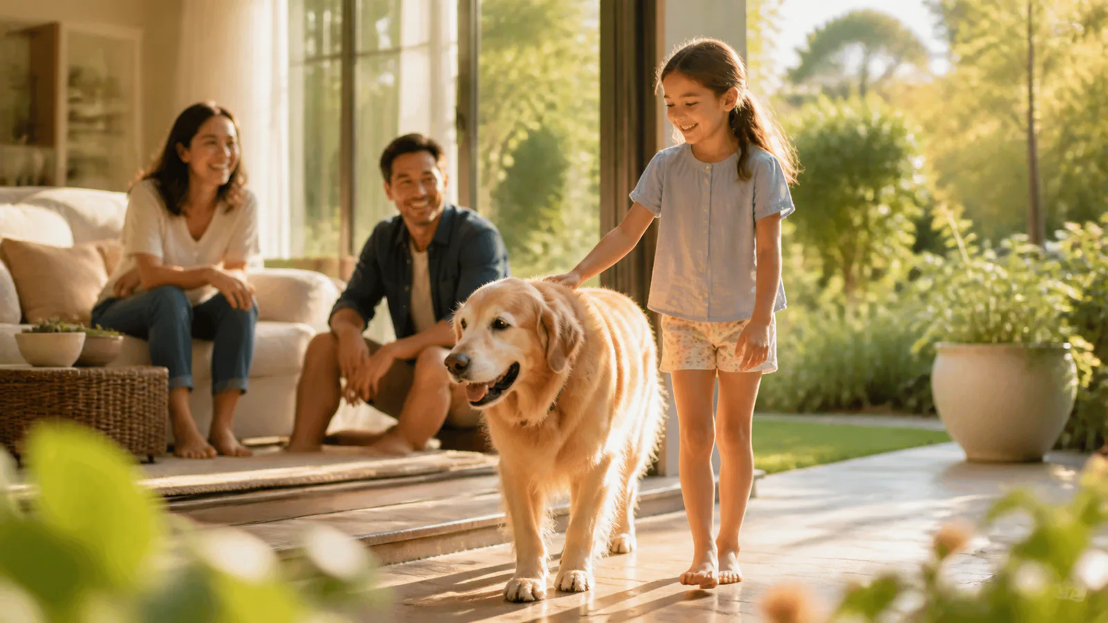 La nostra ora dorata: Una routine luminosa e familiare celebra la vita presente con un animale anziano.